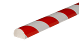Stootbescherming kunststof - zelfklevend stootprofiel voor vlakke oppervlakken - 40x30mm type C