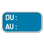 Panneau G2000 - G type VIId - Panneaux additionnels d'arrêt et de stationnement