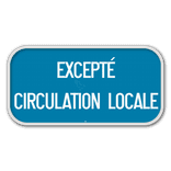 Panneau G2000 - G type IV - Restriction ou interdiction