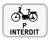 Panneau G2000 - M15 - Interdit aux cyclomoteurs