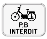 Panneau G2000 - M16 - Interdit aux cyclomoteurs de classe B