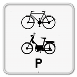 Panneau G2000 M20 - Réservé aux bicyclettes et cyclomoteurs