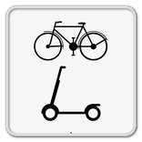 Panneau G2000 - M24 - Réservé aux bicyclettes et trottinettes