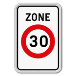 Panneau G2000 - F4a - Zone de vitesse 30km/h