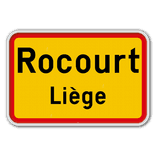 Panneau G2000 - F43 - Signal de localité - 2 lignes