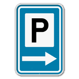 Panneau G2000 - F59 - Annonce d’un parking