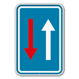 Panneau G2000 - B21 - Passage étroit - Priorité de passage