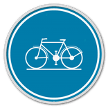 Panneau d'obligation G2000 D7 - Piste cyclable obligatoire