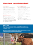 Flyer Rookvrije Generatie - speelplek - formaat A5 -  set van 100 stuks