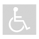 Pochoirs de Marquage au Sol – Place Handicapé PMR