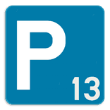 Parkeerbord met nummer