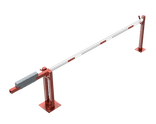 Barrière levante (SH1) - RAL3020 - Verrouillable - Avec contrepoids