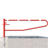 Stalen draaiboom SH1 - 360 graden draaibaar met slot