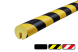 Plastique de protection des bords - Ø40mm (fente 8mm) type B