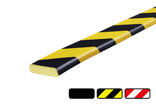 Flächenschutzprofil Typ F aus PU-Schaum, 40 × 11 mm