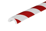 Protection de tuyau en plastique - Ø30mm type R30 - autocollant