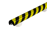 Kantenschutzprofil Kunststoff Ø60mm – 1 Meter – reflektierend & verschraubbar