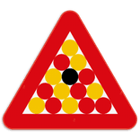 Informatiebord driehoek reflecterend met je eigen opdruk