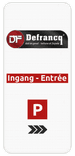 Informatiebord 4:9 reflecterend met je eigen opdruk