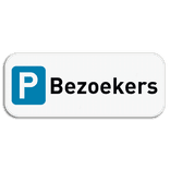 Parkeerplaats bord - Bezoekers