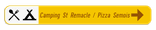 Informatiebord 1200x150mm reflecterend met je eigen opdruk