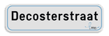 Straatnaambord Halen