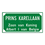 Personaliseerbaar straatnaambord Brugge