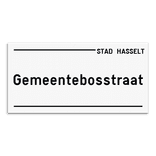 Straatnaambord Hasselt (nieuw)
