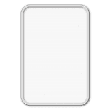 Panneau de signalisation vierge format vertical 2:3 en aluminium - plusieurs dimensions