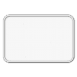 Panneau de signalisation vierge format horizontal 3:2 en aluminium - plusieurs dimensions