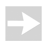 Wegmarkering spuitmal PVC (5mm) - Sjabloon pijl