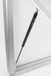Posterframe aluminium met wand-/muurmontage voor buiten met slot
