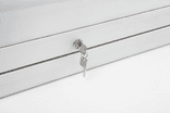 Posterframe aluminium met wand-/muurmontage voor buiten met slot