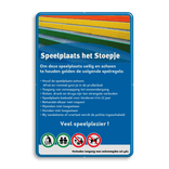 Spelregelbord Speeltuin + full colour opdruk