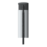 R2 duurzame afvalbak - 50 liter - Zilver aluminium