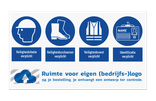 Werfbord | 4 Pictogrammen + Logo