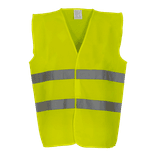 Fluorhesje geel/groen reflecterend