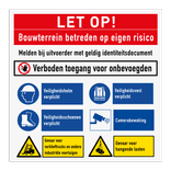 Werfbord | 6 pictogrammen + banners