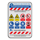 Werfbord | 8 pictogrammen + logo en banners