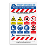 Werfbord | 8 pictogrammen + logo en banners