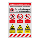 Werfbord | 6 pictogrammen + banners