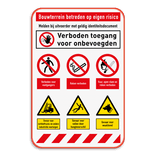 Werfbord | 6 pictogrammen + banners