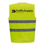 Gilet fluorescent avec impression