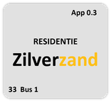Huisnummerbord reflecterend 119x109mm - Zilverzand