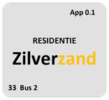 Huisnummerbord reflecterend 119x109mm - Zilverzand