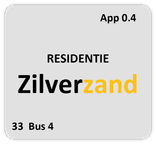 Huisnummerbord reflecterend 119x109mm - Zilverzand