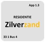Huisnummerbord reflecterend 119x109mm - Zilverzand