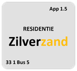 Huisnummerbord reflecterend 119x109mm - Zilverzand