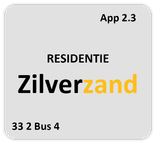 Huisnummerbord reflecterend 119x109mm - Zilverzand