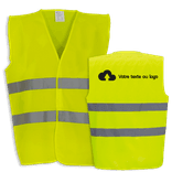 Gilet fluorescent avec impression